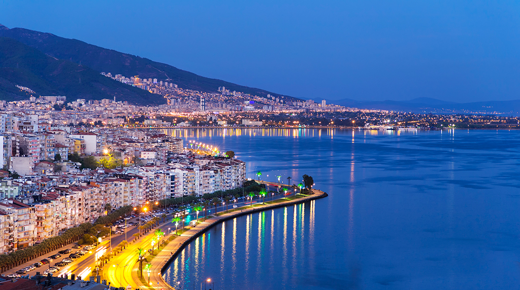 Izmir at night